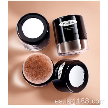 Polvo de paleta de sombras de maquillaje de fibra capilar de marca privada